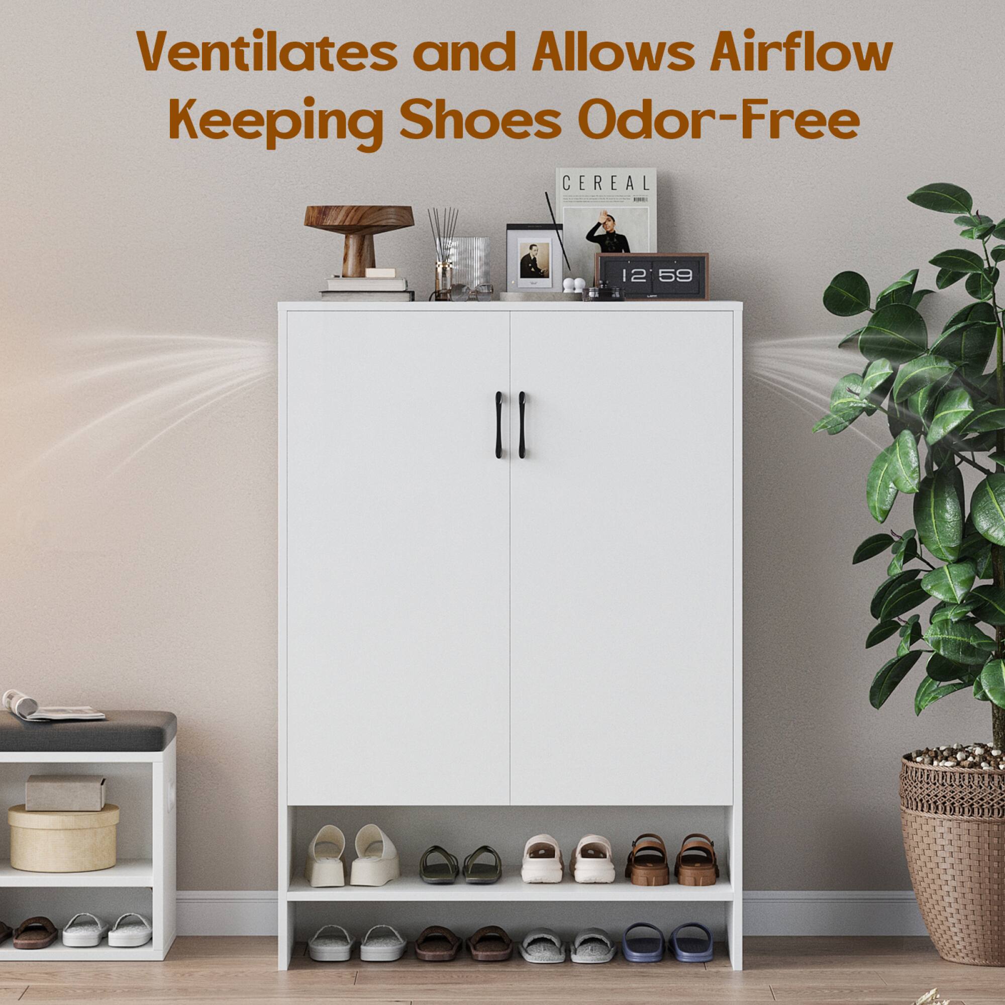 Ventilates and Allows Airflow Keeping Shoes Odor-Free