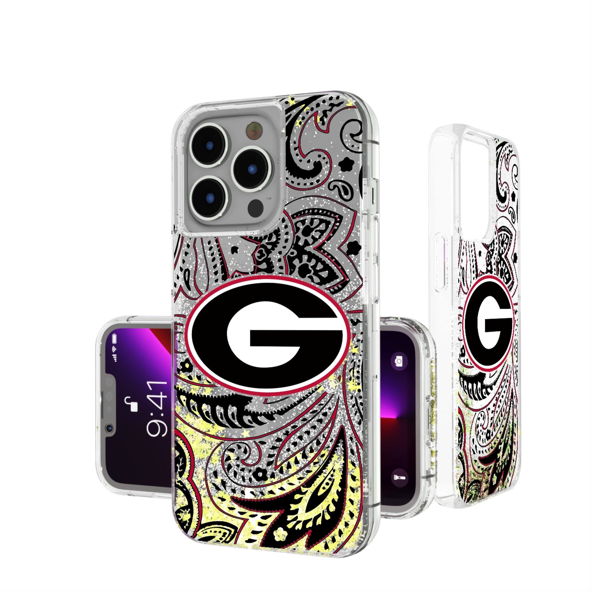 Keyscaper - NCAA - Georgia Bulldogs iPhone Glitter Paisley Design Case - 13 Pro - Multicolor price history on PriceWatchPro