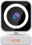 Angle. MOBI - Cam MP Smart Baby & Nursery Monitoring Camera, Indoor Security Camera w/ Dual Band WiFi, Night Vision & BLE Connectivity - White.