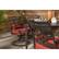 Alt View 15. Hanover - Montclair 7-Piece Dining Set with 6 Swivel Rockers and a 40" x 67" Dining Table - Chili Red/Brown.