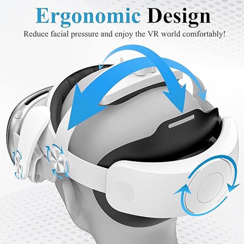 Ergonomic Design  
Reduce facial pressure and enjoy the VR world comfortably!