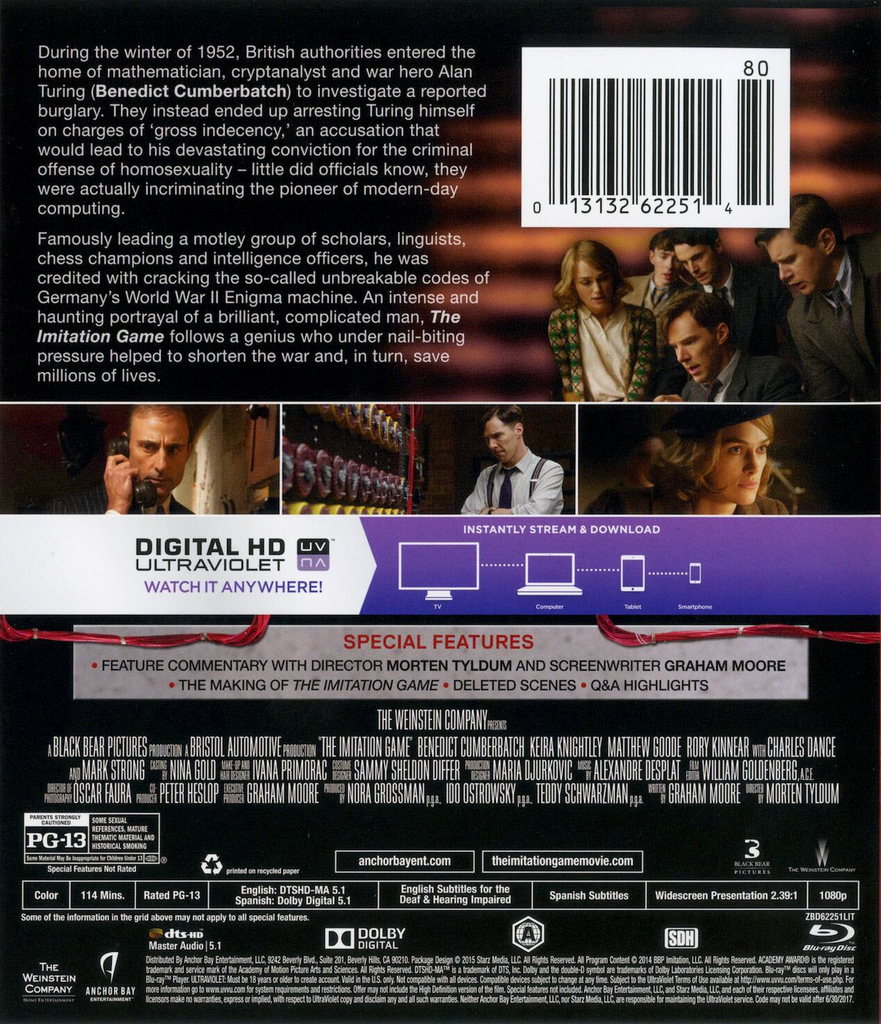 Alt View 1. The Imitation Game   - BLU-RAY.