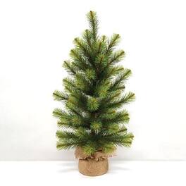 BreeBe - Empire Pine Tree w/Burlap Base 30" - Green