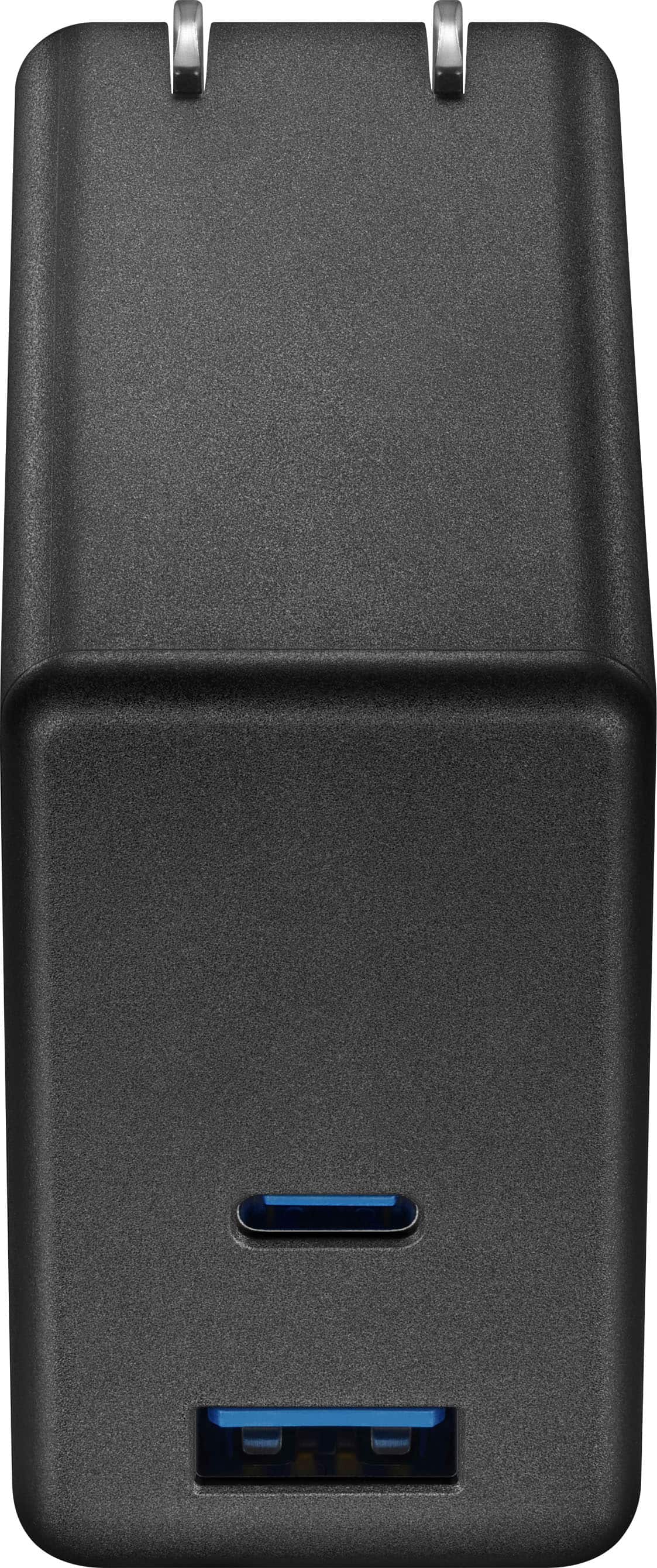 Alt View 17. Best Buy essentials™ - 65W Dual Port USB-C and USB Wall Charger for MacBook Pro, iPad, iPhone, Apple Watch, Smarthones & other USB-C Devices - Black.