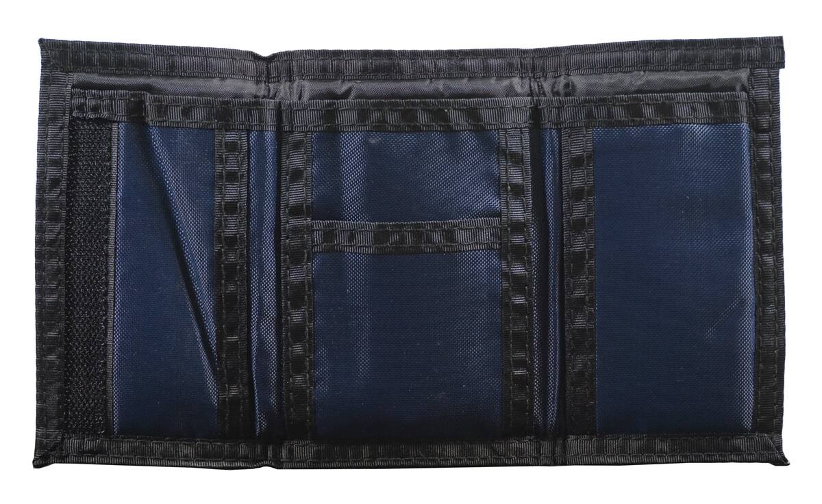 Alt View 2. Rico Industries - Cleveland Indians Baseball Nylon Trifold Wallet - Multi.