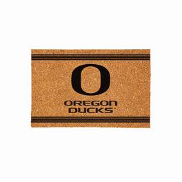 Evergreen Enterprises - Oregon Ducks 24" x 36" Outdoor Monochrome Team Logo Coir Mat - Brown