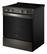 Left. Whirlpool - 30 in. Wide 5 element 5.3 cu. ft. Slide-In Electric Range with No Preheat and Slow Cook Modes - Black-on-Stainless.