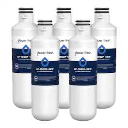 GLACIER FRESH - Water Filter LT1000PC Replacement for Refrigerator, Compatible with MDJ64844601, ADQ747935 Filter, 5 Packs