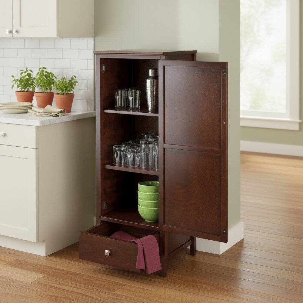 Back. FurniFact - Jelly Cabinet - Walnut.