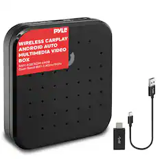 PYLE WIRELESS CARPLAY ANDROID AUTO MULTIMEDIA VIDEO BOX
RAM 4GB ROM 64GB
Dual-Band WiFi 2.4GHz/5GHz
