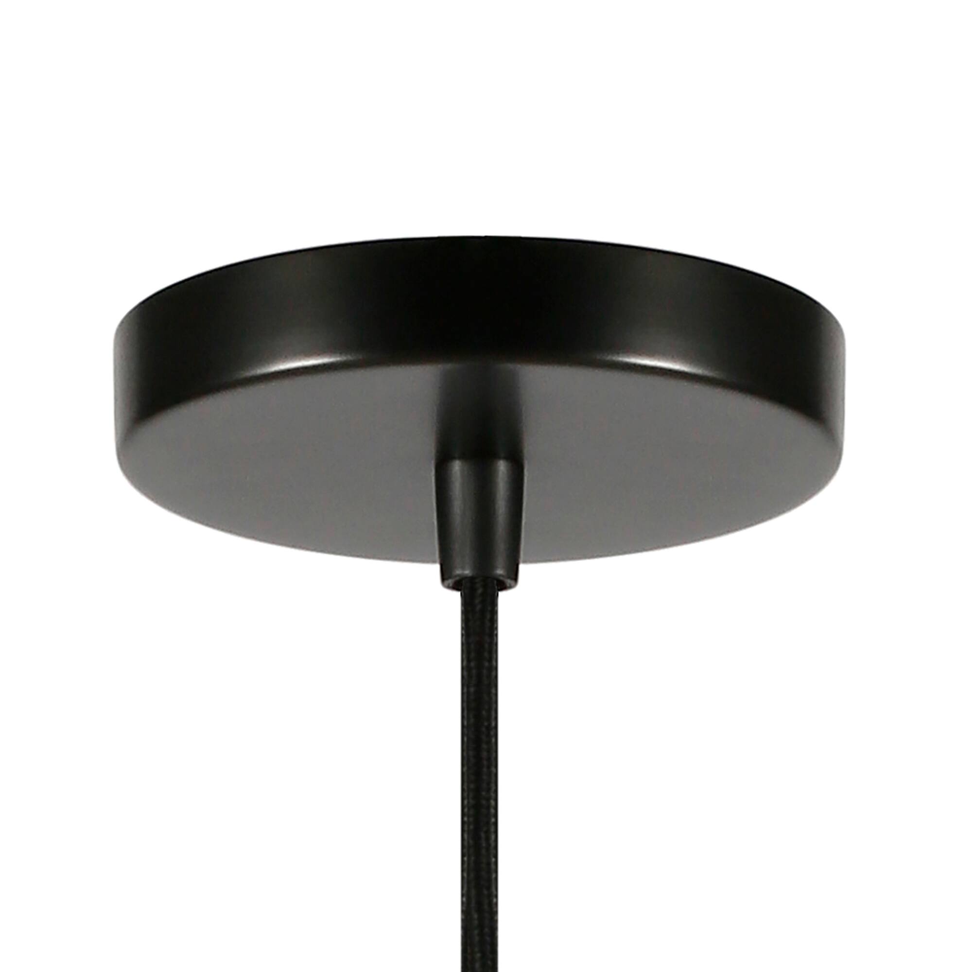 Alt View 20. Hudson&Canal - Jordyn Pendant Light - Matte Black.