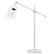 Front. Lalia Home - Vertically Adjustable Desk Lamp - White.