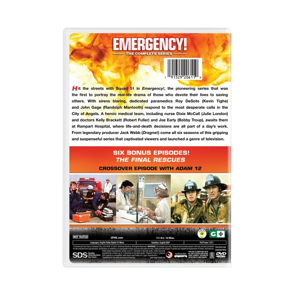 Left. Emergency! The Complete Series [DVD].