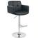 Front. LumiSource - Stout Bar Stool - Black.