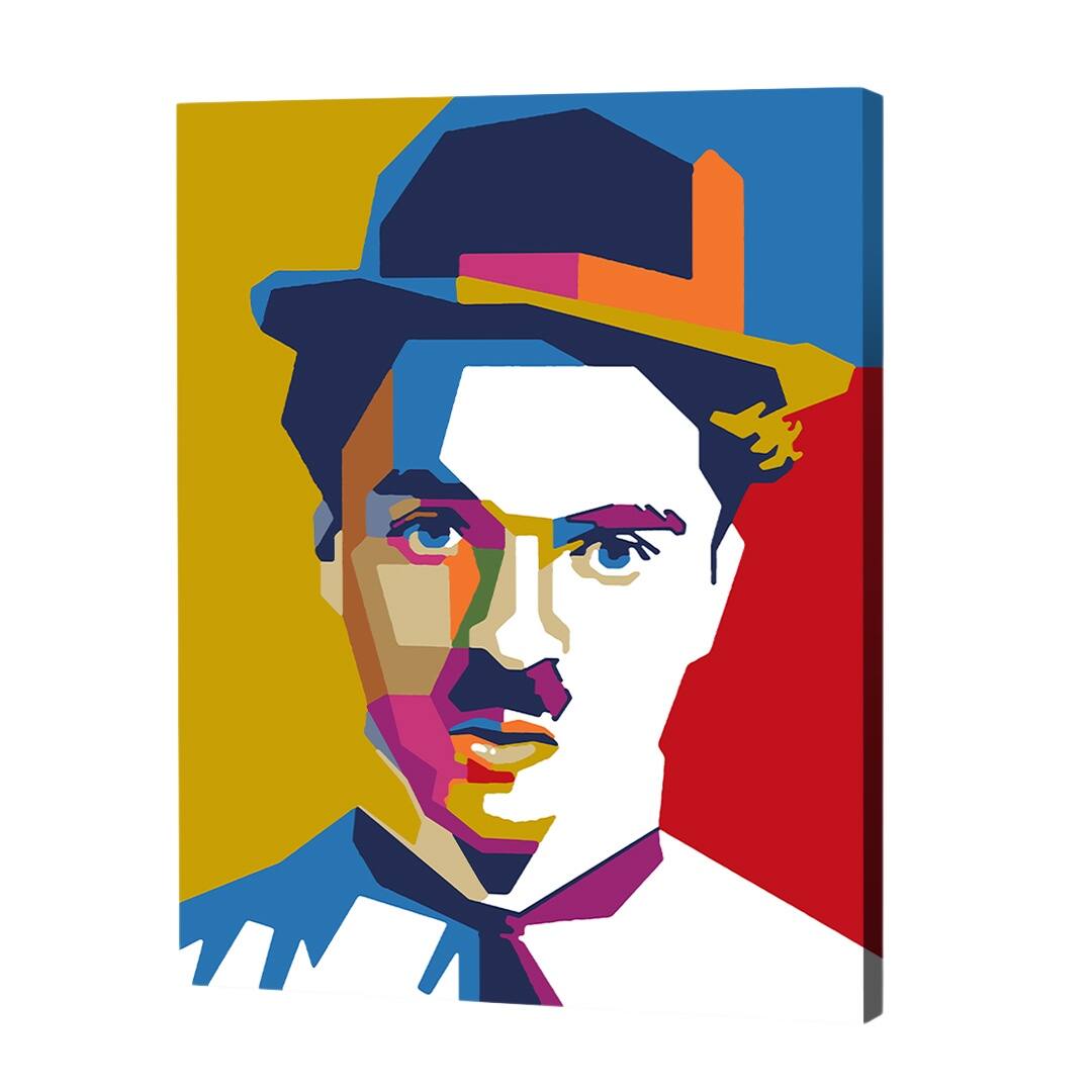 Angle. Artwille - Artwille Paint By Number Kit Charlie Chaplin.