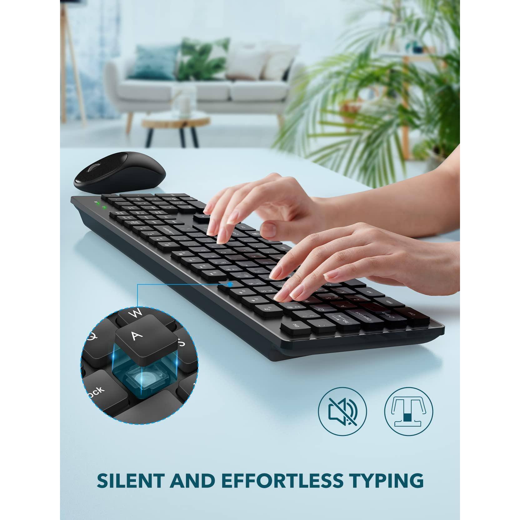 SILENT AND EFFORTLESS TYPING