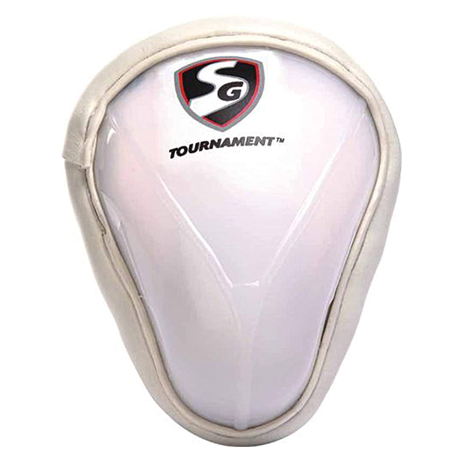 Front. Amber Sporting Goods - Sg Abdominal Guard Tournament - White.