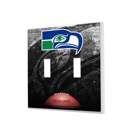 Keyscaper - Seattle Seahawks Legendary Design Double Toggle Lightswitch Plate - Multicolor