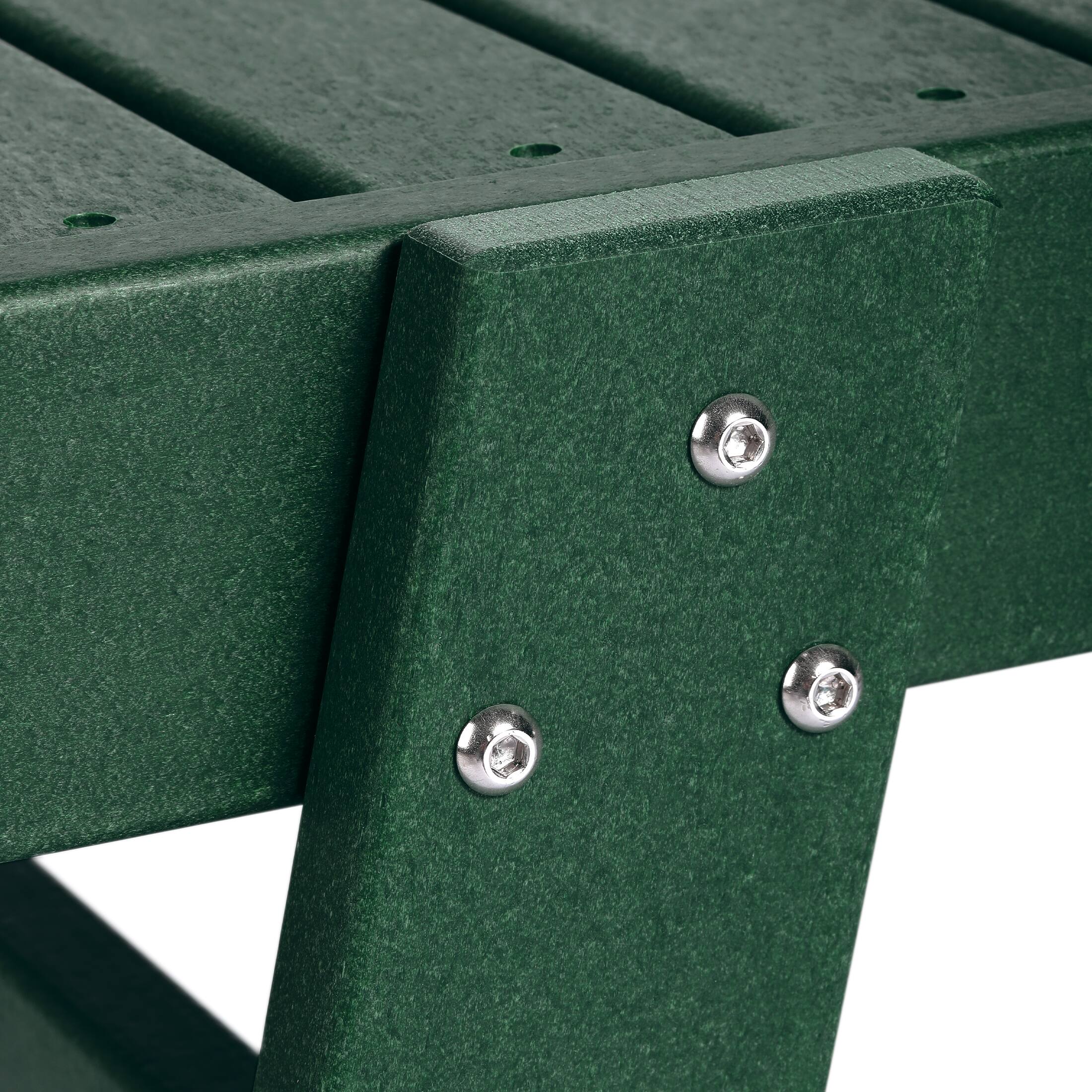 Alt View 5. WestinTrends - WestinTrends Malibu Poly Reclining Chaise Lounge - Dark Green.