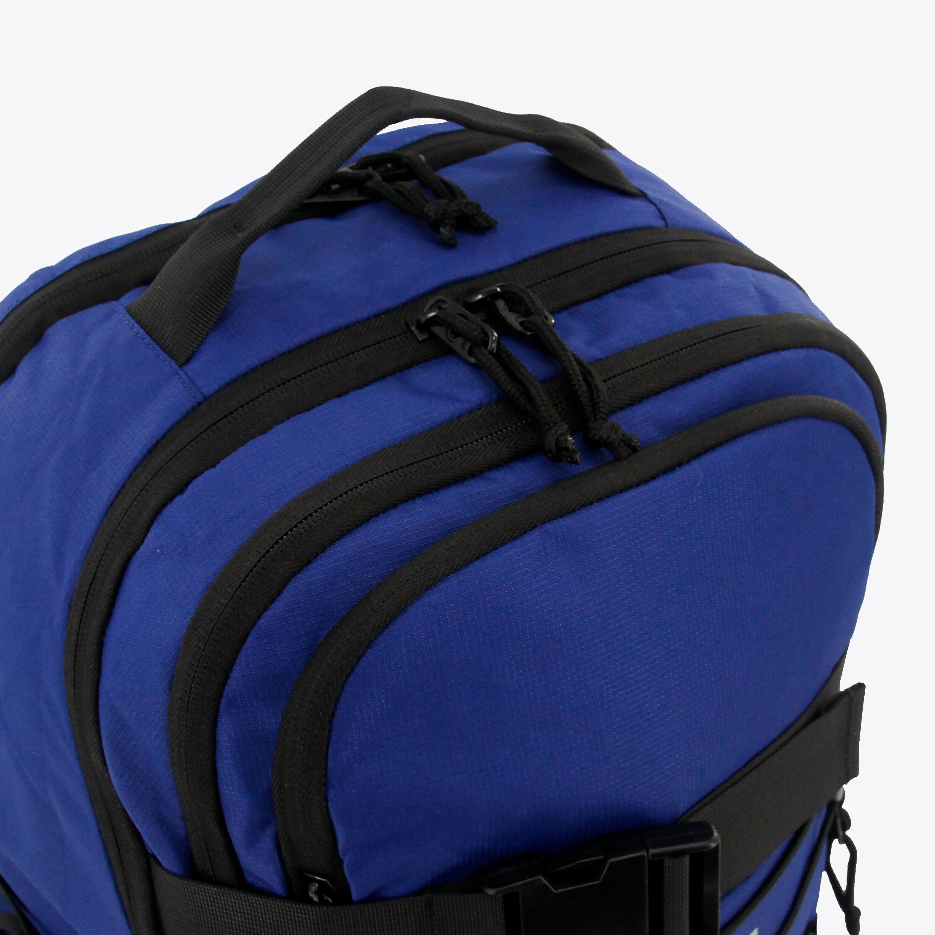 Alt View 3. J World - J World Unisex Stride Laptop Backpack for School and Travel, Navy Blue - NAVY BLUE.