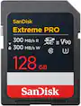 SANDISK - 128GB Extreme PRO SD UHS-II V90 Card R/W up to 300MB/s