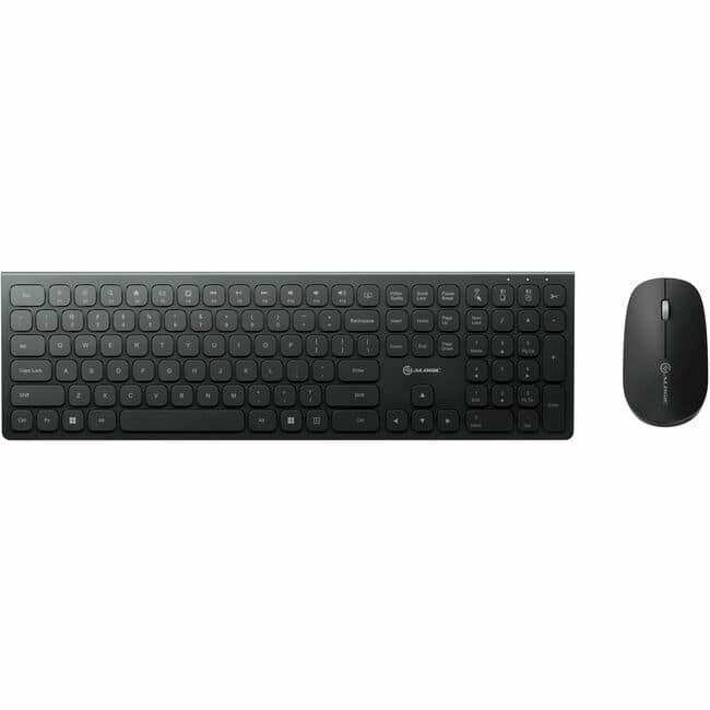 Alogic - Echelon USB-C Rechargeable Wireless Mouse and Keyboard for Windows - USB Type A Wireless Bluetooth/RF 5.0 2.40 - Unknown