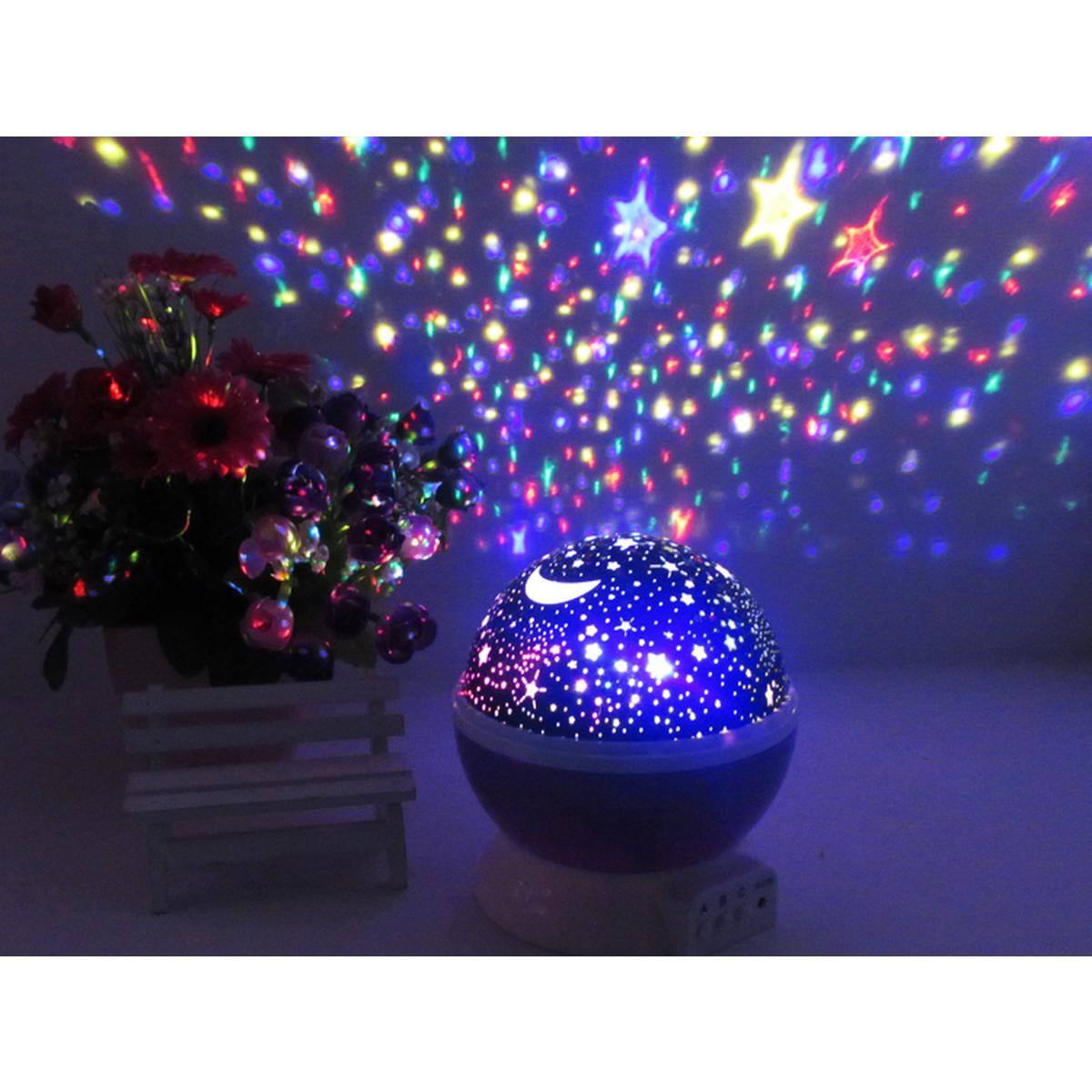 Angle. JuzToys - Night Light for Kids, Light Projector Starry Skies LED Lights, LED Lamp for Bedrooms and Offices Purple - Purple.