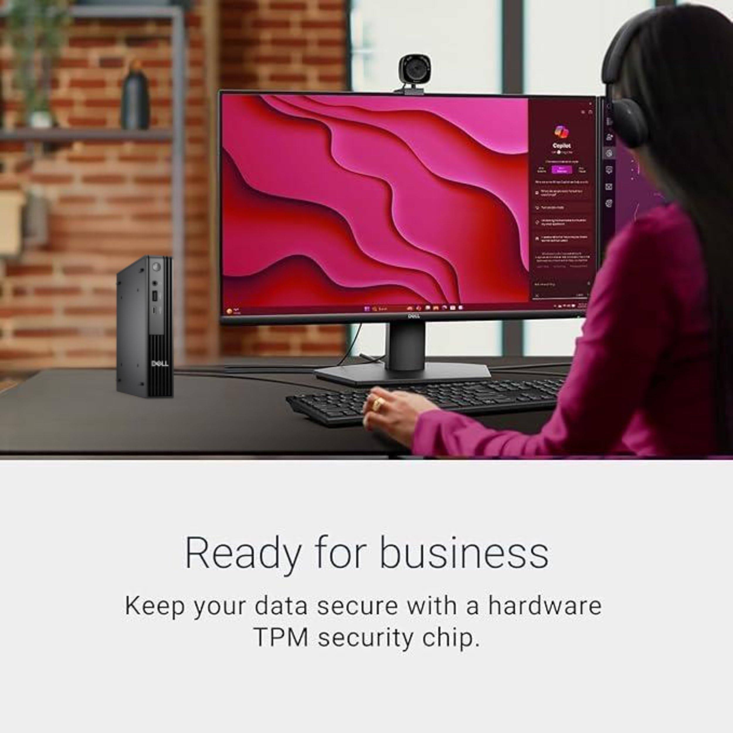 Ready for business  
Keep your data secure with a hardware TPM security chip.