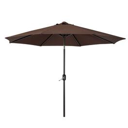 WestinTrends - Paolo 9 ft. Patio Table Umbrella with tilt and crank features - Coffee