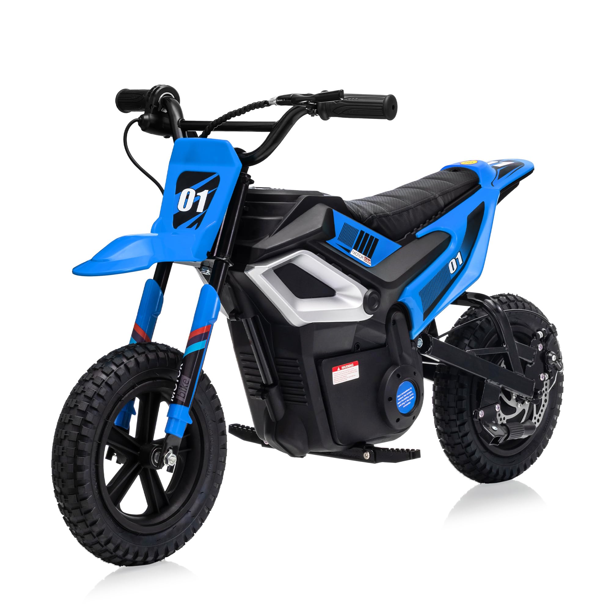 Babevy - 24V Electric Dirt Bike, 350w Kids Motorcycle, 13.67 Mph, Ride on Motorcycle with Rear Wheel Suspension, 12 Miles Range - Blue price history on PriceWatchPro