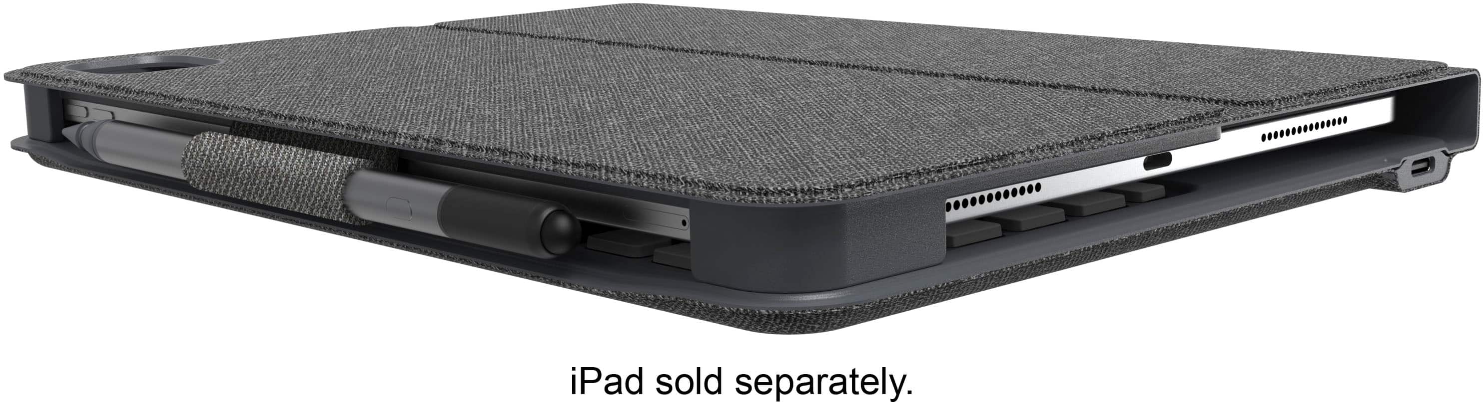 The text on the image reads "iPad sold separately."