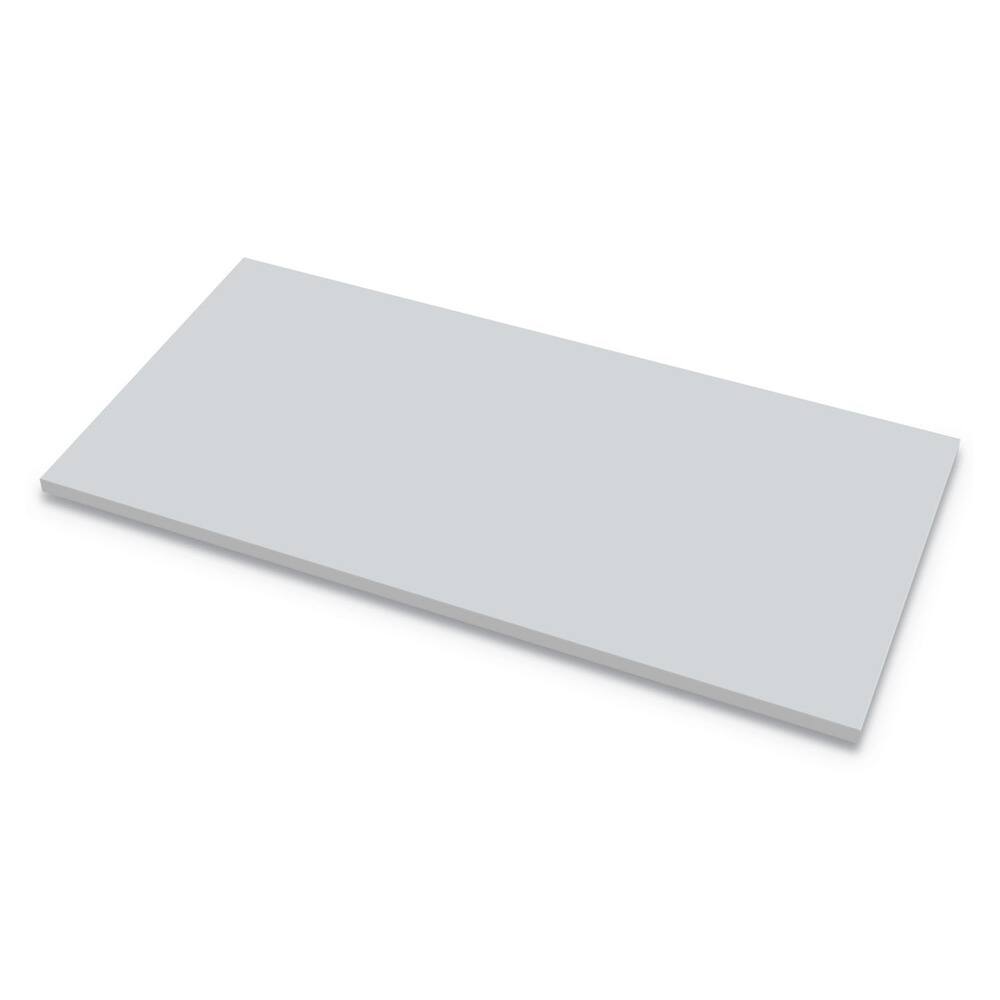 Front. Fellowes - 9649601 Levado 72 in. x 30 in. Laminated Table Top - Gray.
