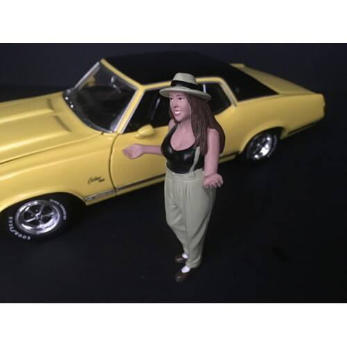 Alt View 1. American Diorama - "Hanging Out II" Tanya Figurine for 1/18 Scale Models by American Diorama.