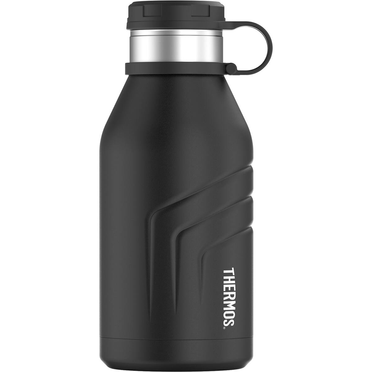 Alt View 1. Thermos - Thermos 32 oz. Element5 Insulated Beverage Bottle with Screw Top Lid - Black - Black.