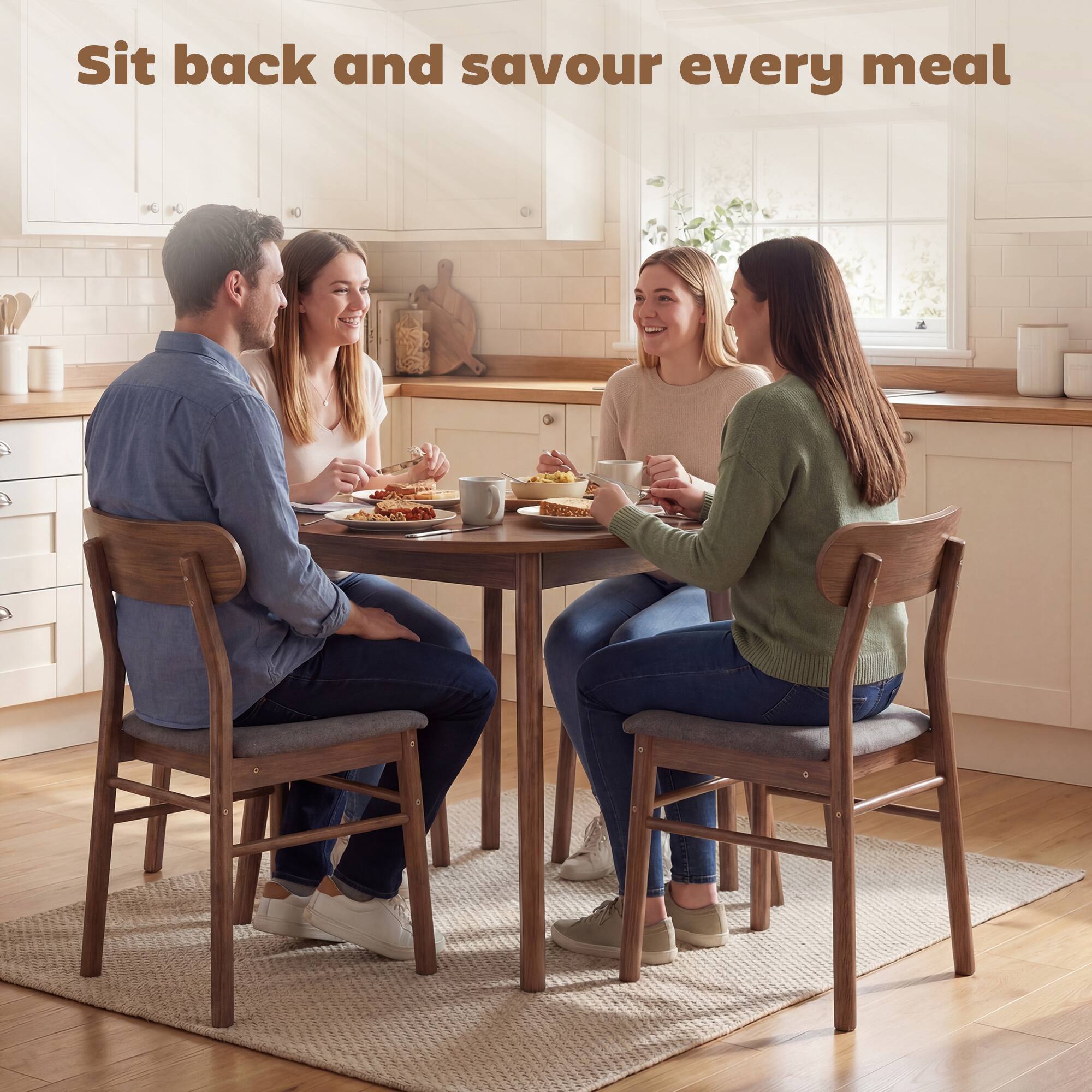 Sit back and savour every meal