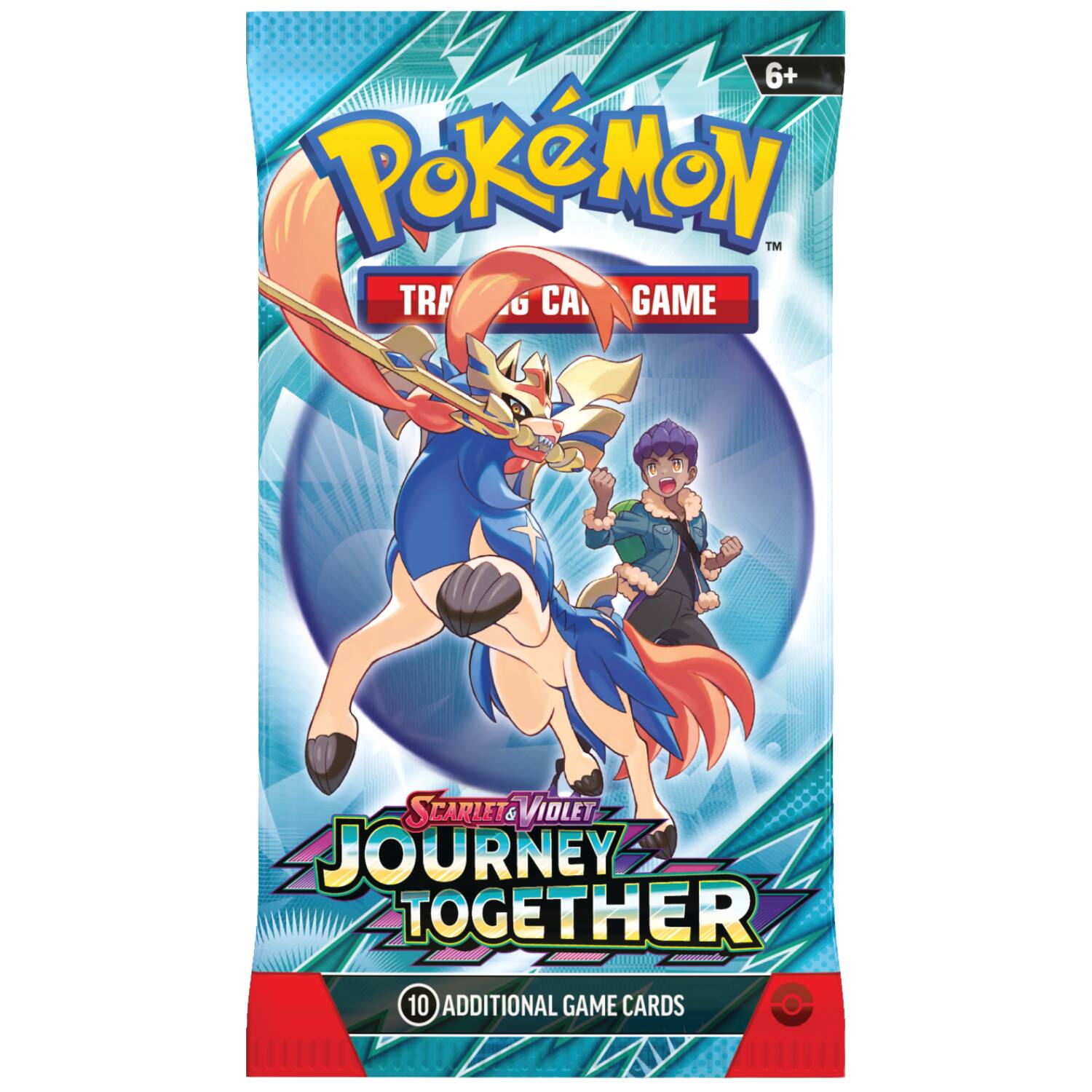 6+ Pokémon™ Trading Card Game Scarlet & Violet Journey Together 10 Additional Game Cards