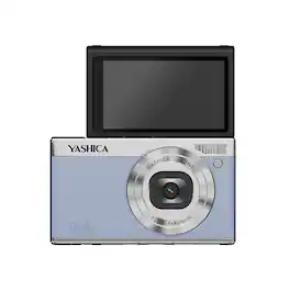 Yashica - Tank Compact Digital Camera with Flip Display - Sky Blue