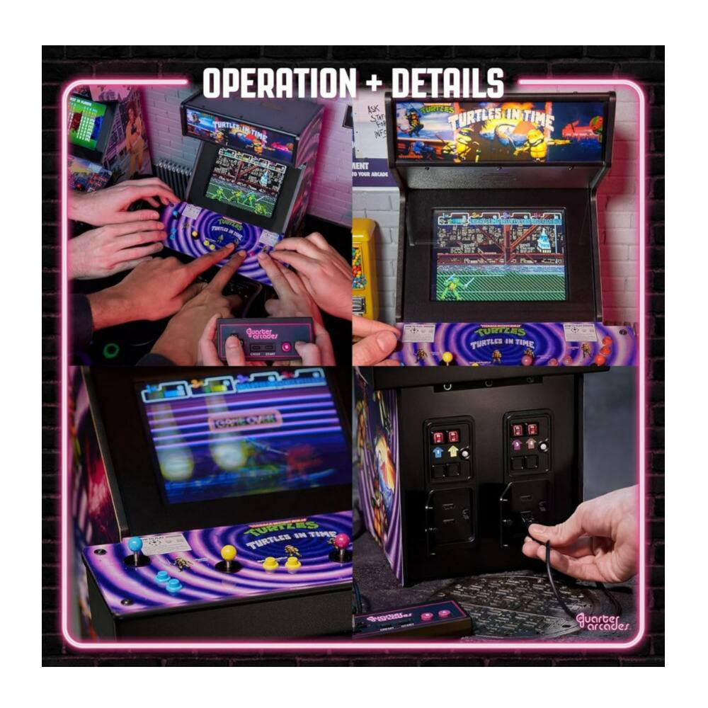 OPERATION + DETAILS ASK TURTLES IN TIME
RENT YOUR ARCADE
Quarter arcades
TURTLES TURTLES IN TIME
TURTLES TURTLES IN TIME
