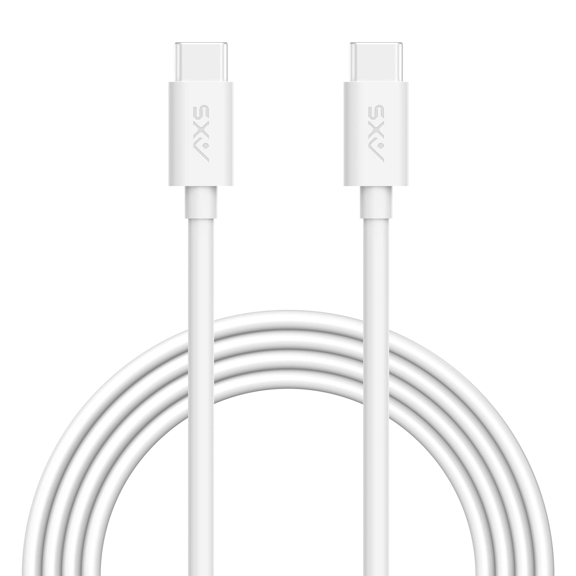 AXS - PROCharge Cable USB-C to USB-C 4FT - White