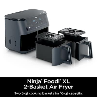 Ninja Foodi 6 in 1 10qt. XL 2Basket Air Fryer with DualZone Ninja Foodi 6 in 1 10qt. XL 2Basket Air Fryer with DualZone