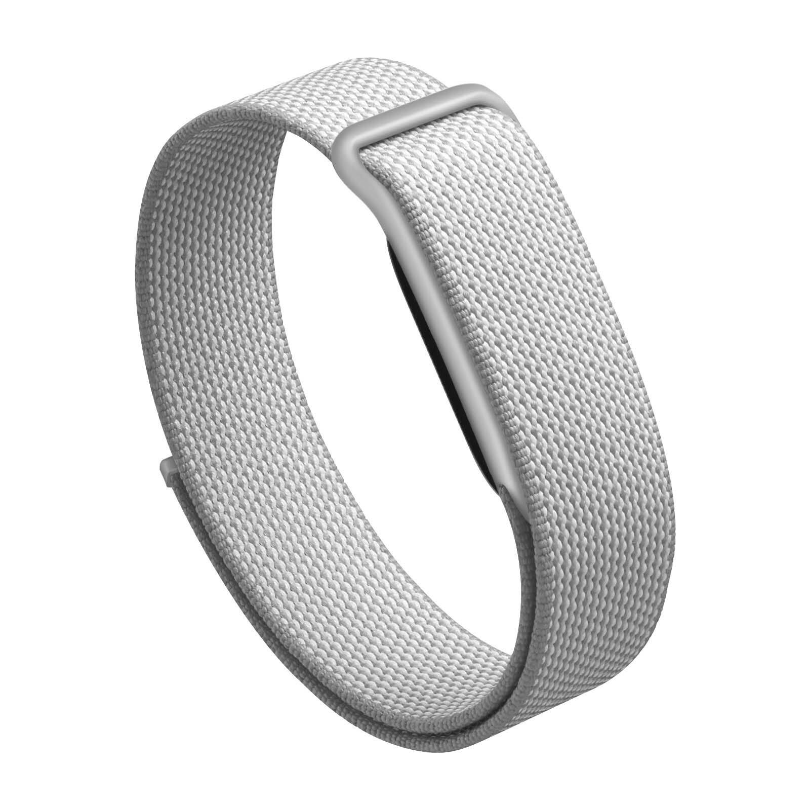 Front. Dteck - Dteck Nylon Band for Google Fitbit Air, Soft Breathable Woven Sport Strap Replacement Wristband - Lightgray.