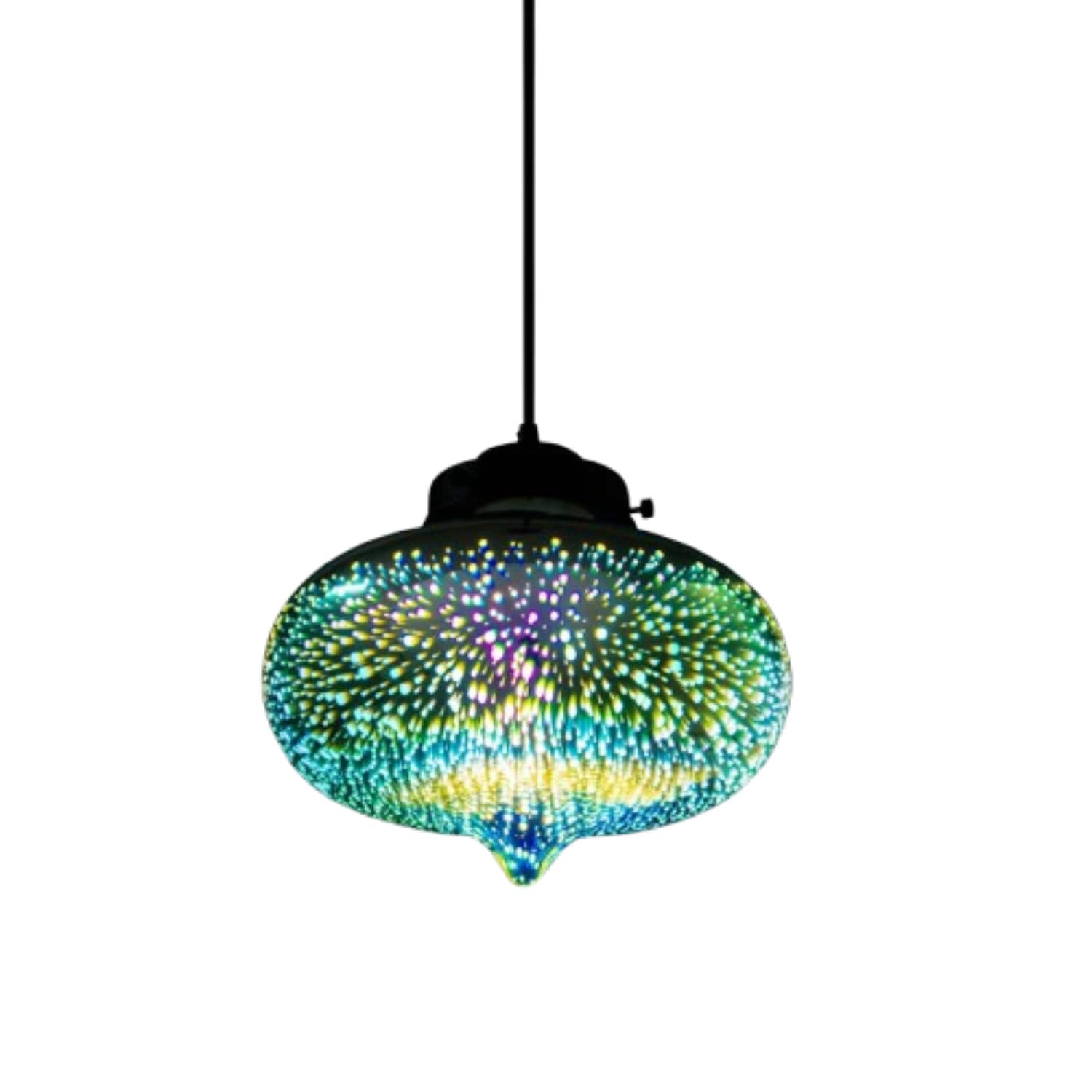 Home Collection - 3D Colorful Glass Ceiling Light Chandelier Fireworks Pendant Lamp E27 Fixture