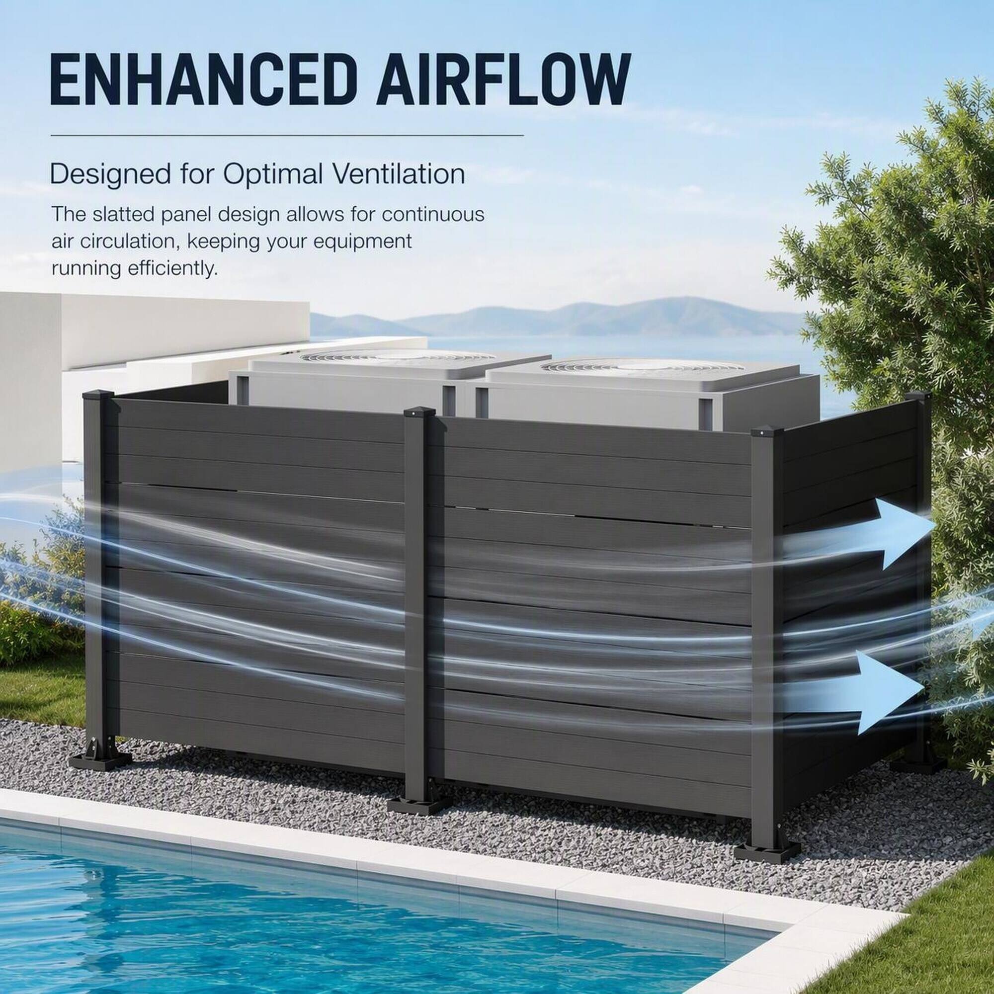 ENHANCED AIRFLOW

Designed for Optimal Ventilation

The slatted panel design allows for continuous air circulation, keeping your equipment running efficiently.