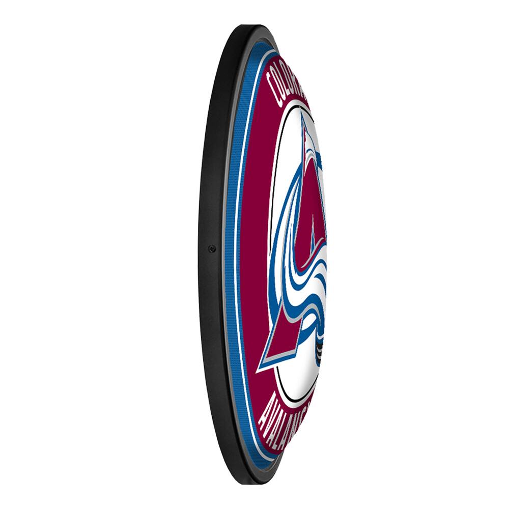 Alt View 2. The Fan-Brand - Colorado Avalanche 18'' x 18'' Slimline Illuminated Wall Sign - Multicolor.