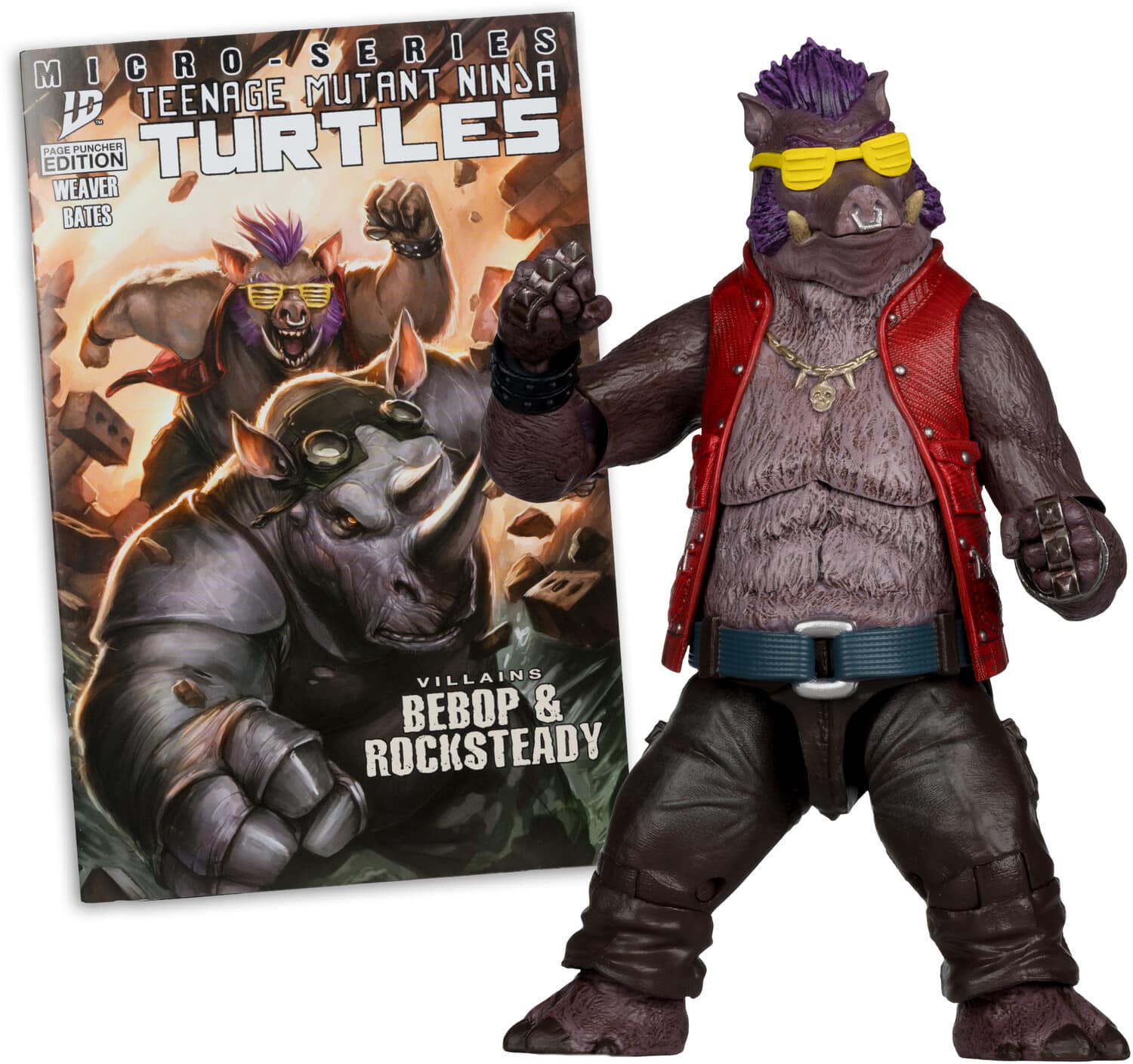"McFarlane Toys - Teenage Mutant Ninja Turtles - Page Punchers - Bebop 5"" Action Figure With Comic - COLLECTIBLES - Multicolor" price history on PriceWatchPro