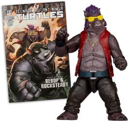 McFarlane Toys - Teenage Mutant Ninja Turtles - Page Punchers - Bebop 5" Action Figure With Comic - COLLECTIBLES - Multicolor