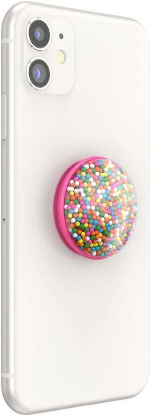 Left. PopSockets - PopSocket PopGrip Wacky Resin Teeny Sprinkles - Sprinkles.