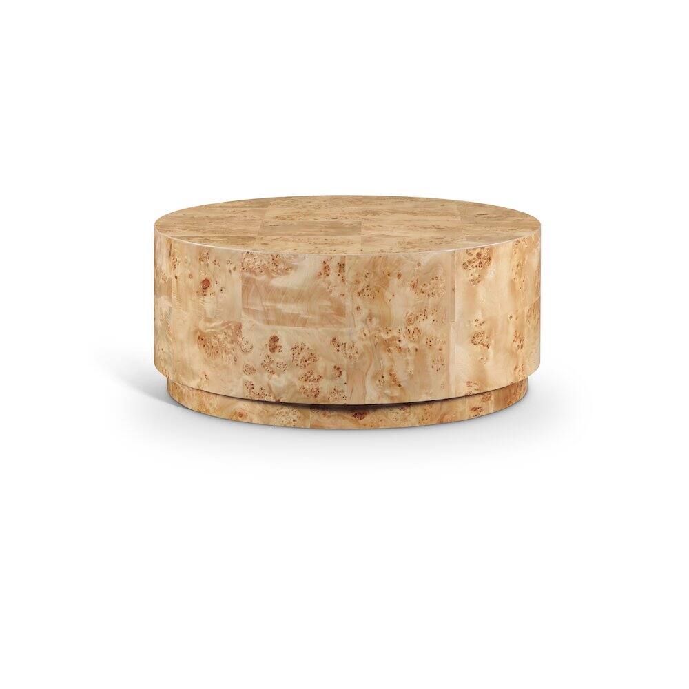 Meridian Furniture - Burl Natural Ash Coffee Table - Gray