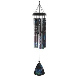 FC Design - 30"Long Hummingbird Stamped Tube Wind Chime Outdoor Patio or Garden Hanging Wind Chime Decoration - Multi-Color