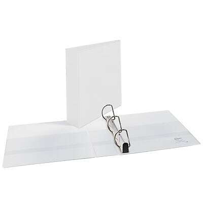 Alt View 1. Avery - Nonstick Heavy Duty 2" 3-Ring View Binders, Slant Ring - White.